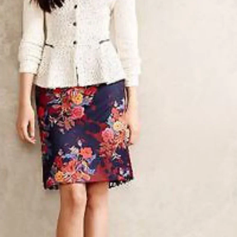 Anthropologie Quinn Lace New Pencil Skirt by Leifsdottir - 2